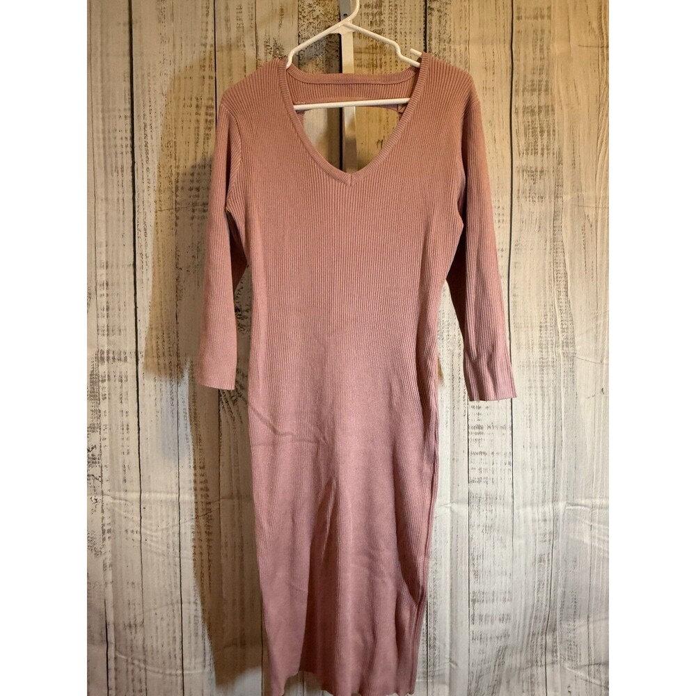 No Boundaries Pink Sheath Dress Women’s Size XL 15-17